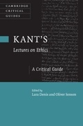 Cover: Kant's Lectures on Ethics - Cambridge University Press