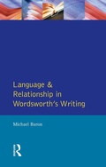 Cover: Language and Relationship in Wordsworth's Writing - Routledge