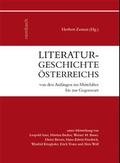 Cover: Literaturgeschichte &Ouml;sterreichs - Rombach Druck- und Verlagshaus