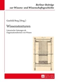 Cover: Wissenstexturen - Peter Lang Verlag
