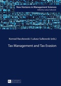 Cover: Tax Management and Tax Evasion - Peter Lang Verlag