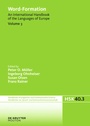 Cover: Word-Formation - De Gruyter Mouton