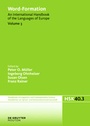 Cover: Word-Formation - De Gruyter Mouton