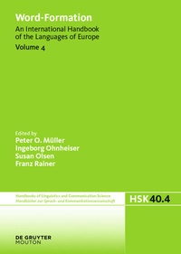 Abbildung von: Word-Formation - De Gruyter Mouton