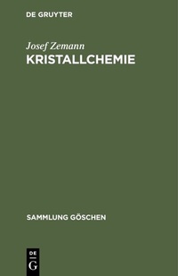 Abbildung von: Kristallchemie - De Gruyter