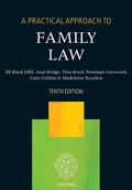 Cover: A Practical Approach to Family Law - Oxford University Press