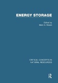 Cover: Energy Storage - Routledge
