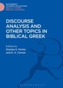 Cover: Discourse Analysis and Other Topics in Biblical Greek - Bloomsbury Academic