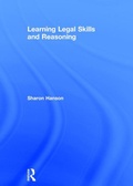Cover: Learning Legal Skills and Reasoning - Routledge