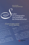 Cover: Studien zur Lexikographie und Lexikologie des Niederdeutschen - Aschendorff