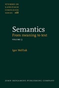 Cover: Semantics - John Benjamins Publishing Co