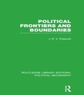Cover: Political Frontiers and Boundaries - Routledge