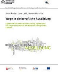 Enlarge image Cover: Wege in die berufliche Ausbildung - TUDpress