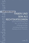 Cover: Haben und Sein als Rechtskategorien - Brill Deutschland