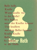 Cover: Dieter Roth. Balle balle Knalle - K&ouml;nig, Walther