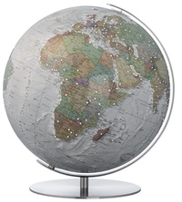 Abbildung von: COLUMBUS ALBA Regent Tischglobus mit SWAROVSKI ZIRCONIA Ziersteinen, Ø 40 cm - COLUMBUS Verlag GmbH & Co. KG