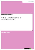 Cover: Gibt es Lockerbraunerden im Nordschwarzwald? - GRIN Verlag