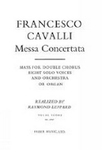 Enlarge image Cover: Messa Concertata - Faber Music Ltd