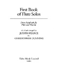 Cover: First Book of Flute Solos (Flute Part Only) - Faber Music Ltd