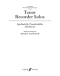 Cover: Tenor Recorder Solos - Faber Music Ltd