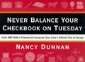 Cover: Never Balance Your Chequebook on a Tuesday - HarperCollins