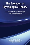 Cover: The Evolution of Psychological Theory - AldineTransaction