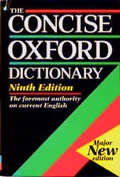 Cover: The Concise Oxford Dictionary - Clarendon Press