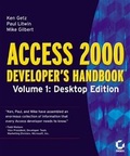 Cover: Access 2000 Developer's Handbook - Sybex Inc.,U.S.