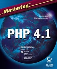 Enlarge image Cover: Mastering PHP 4.1 - Sybex Inc.,U.S.