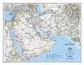 Cover: Afghanistan, Pakistan & Mittler Osten, laminiert - National Geographic Maps