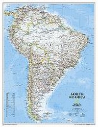 Abbildung von: Süd-Amerika politisch, Grossformat, laminiert - National Geographic Maps