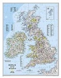 Cover: Britische Inseln, laminiert - National Geographic Maps