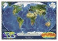 Cover: Weltkarte Satelliten Perspektive, laminiert - National Geographic Maps