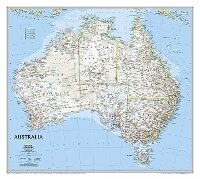 Abbildung von: Australien, politisch - National Geographic Maps
