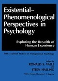 Cover: Existential-Phenomenological Perspectives in Psychology - Kluwer Academic/Plenum Publishers