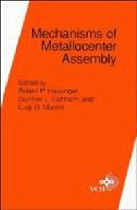 Enlarge image Cover: Mechanisms of Metallocenter Assembly - Wiley