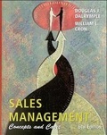 Cover: Sales Management - Wiley