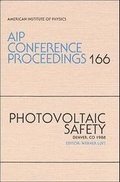 Cover: Photovoltaic Safety - American Institute of Physics