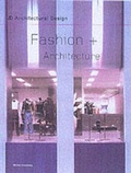 Cover: Fashion and Architecture - Wiley