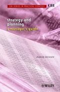 Cover: Strategy and Planning - Wiley