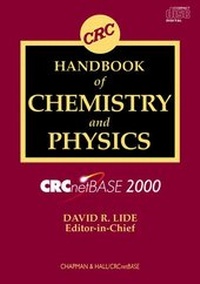 Enlarge image Cover: Handbook of Chemistry and Physics CRCnetBASE 2000 - CRC Press