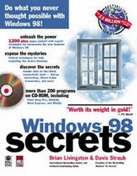 Enlarge image Cover: Windows 98 Secrets - Hungry Minds Inc,U.S.