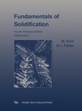 Cover: Fundamentals of Solidification - Trans Tech Publications Ltd