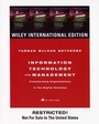 Cover: Information Technology for Management - Wiley