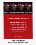 Cover: Information Technology for Management - Wiley