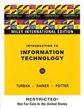 Cover: Introduction to Information Technology - Wiley