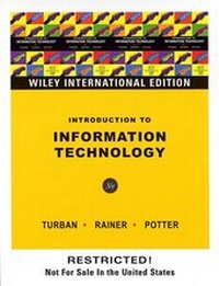 Enlarge image Cover: Introduction to Information Technology - Wiley