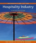 Cover: Introduction to the Hospitality Industry - Wiley
