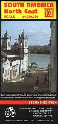 Abbildung von: A Traveller's Reference Map: South America: North East - ITMB Publishing
