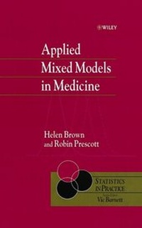 Enlarge image Cover: Applied Mixed Models in Medicine - Wiley